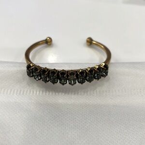 Elizabeth Cole Adelia Cuff Bracelet - Bohemian Swarovski Crystal Brand New